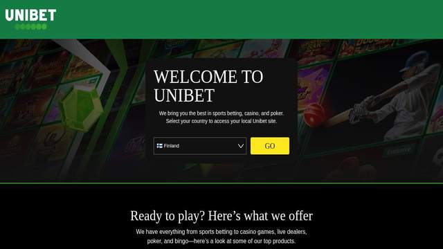Unibet NL casino screenshot